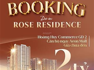 Mở bán căn hộ hoàng huy commerce giai đoạn 2 giá từ 1tỷ600