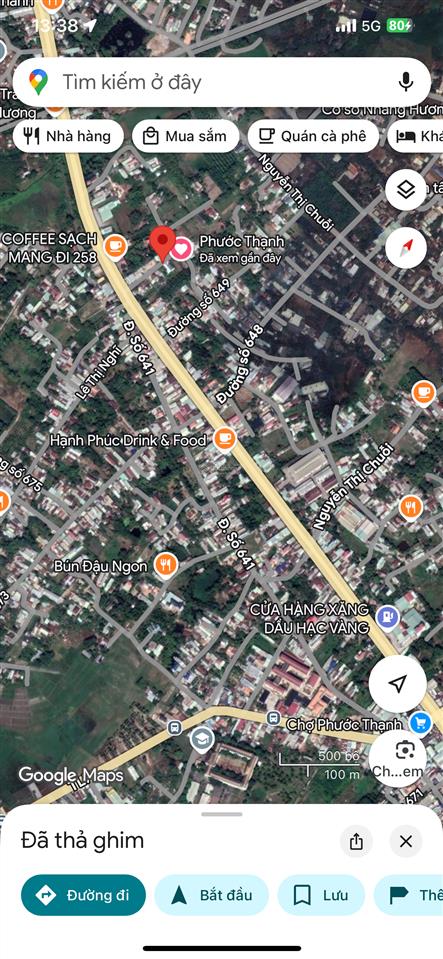 Mình cần bán đất tại phước thạnh, 1,15 tỷ, 135 m2, cách ql 22 chỉ 100m. đất ở giảm 200 triệu
