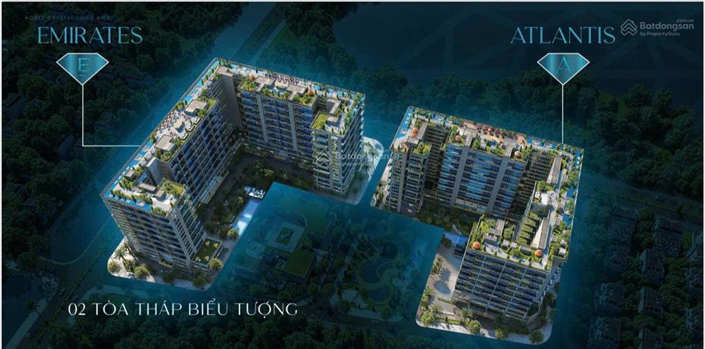 Bán căn hộ noble crystal long biên  view hồ hamony bể bơi  trục thang máy từng căn