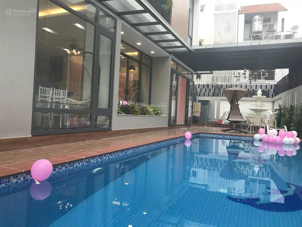 Rẻ hơn 35% thật 100% biệt thự 330m2(12x30m) hồ bơi 3 lầu nguyễn văn hưởng, thảo điền, q2