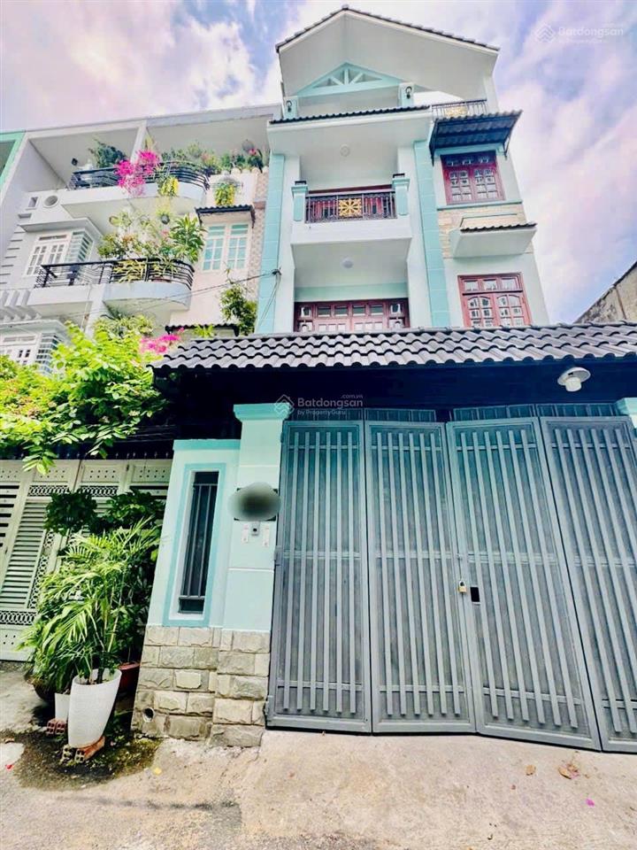 Bán nhà 4 lầu dt 115m2 ngang 5,5x21m hẻm ô tô tải sát mặt tiền lê văn thọ phường 11 gò vấp chỉ 12xx