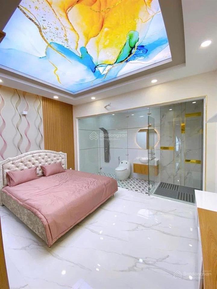 Hiếm nhà đẹp mê ly 5 tầng full nt cao cấp hẻm ô tô thông ngang 4,5x15m ngay an nhơn chỉ 10tỷ8