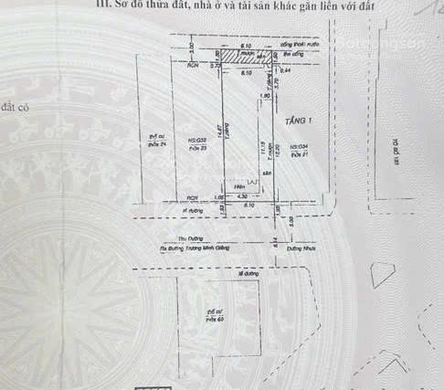 Bán đất vị trí đỉnh 6,1m x 18m  hẻm ô tô 10m thông nguyễn oanh và lê thị hồng p17  an nhơn 15x tl