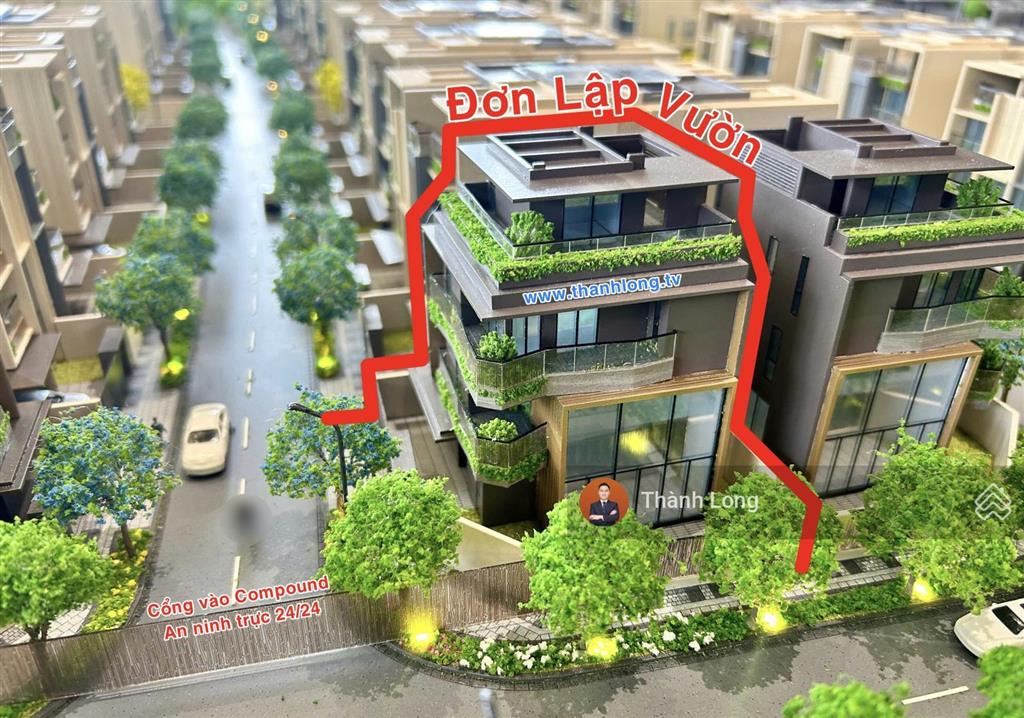 1/14 lô dinh thự đơn lập bể bơi fullton thông tầng, hầm rượu riêng, garage 3 ô tô