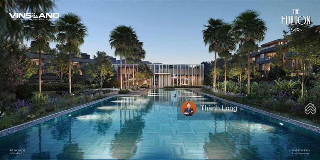 1/14 lô dinh thự đơn lập bể bơi fullton thông tầng, hầm rượu riêng, garage 3 ô tô