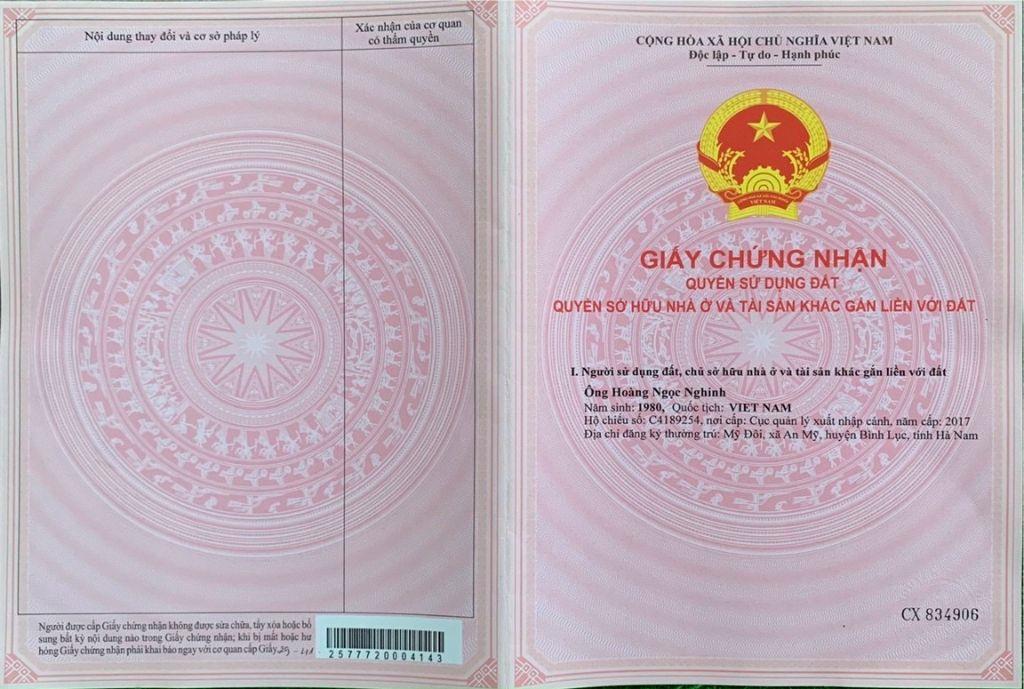Chính chủ gửi bán nền biệt thự sổ hồng riêng KDC Phú Xuân Cảng Sài Gòn. giá 52tr/m