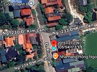 Bán gấp đất tại kim đức, gia lâm, hà nội, 3,6 tỷ, 78 m2, mặt tiền 5,7m