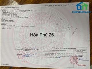 Bán đất 2 lô liền kề khu e kim long, đường hòa phú 26, giá rẻ