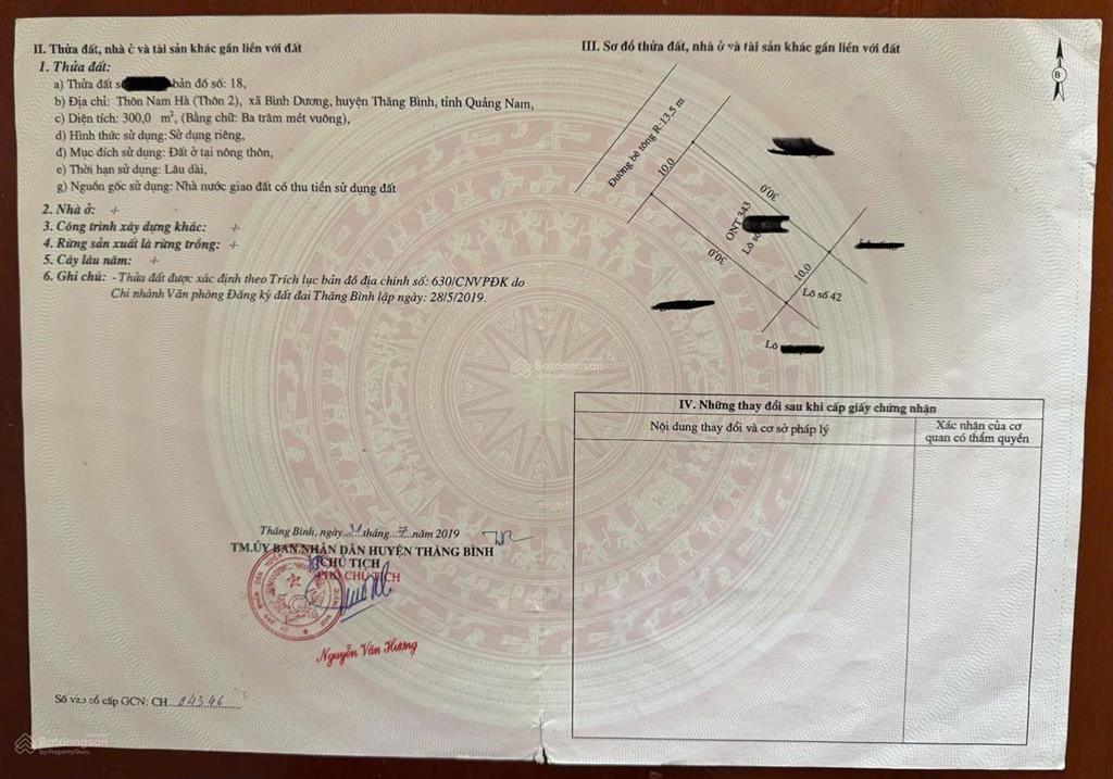 Cần bán đất nền tái định cư dt 10x30 đất ở hoàn toàn