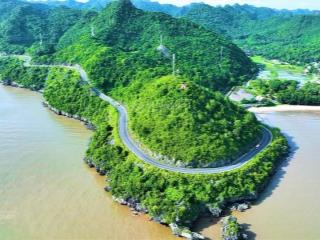 Bán lô đất mặt đường chính gần bãi tắm xã hiền hào,cát bà