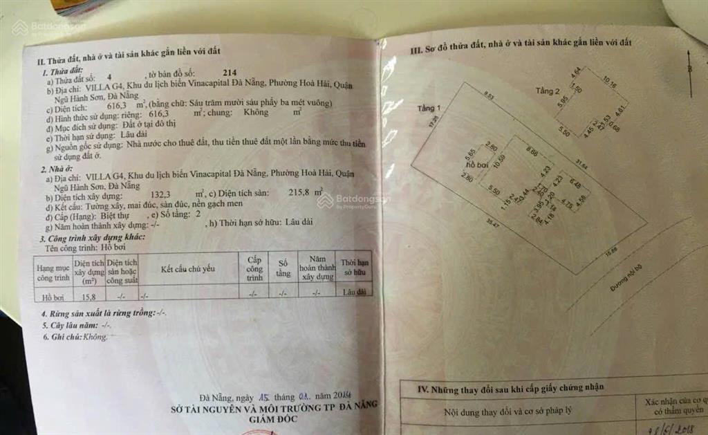 Chào bán siêu phẩm có 1  0  2 weu nhìn ra biển khu villa the ocean 1 căn đẹp giá tốt rẻ