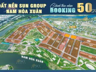 Sungroup ra mắt 900 lô đất nền nam hoà xuân vị trí đẹp khu đầm sen  giá gốc chủ đầu tư chiết khấu