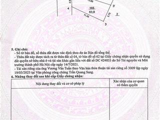 Cần bán đất ở độ thị xuân mai  hà nội