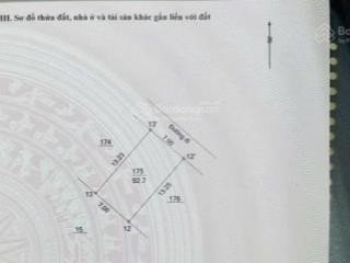 92,7 m2 tại phú cát sát tỉnh lộ 446 nằm trong lõi đô thị vệ tinh hoà lạc. chủ cần tiền bán nhanh