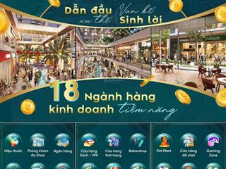 Căn shop d  aqua chuẩn thương mại chỉ 61tr/m2. cách cầu chà và 5 phút