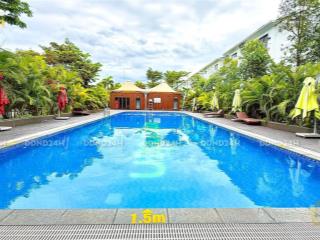 Bán biệt thự song lập 02 mặt tiền, gần hồ bơi eco garden huế  giá 6tỷx