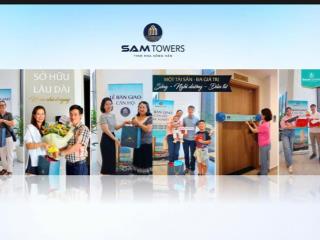 Bán nhanh căn hộ samtower mặt sông hàn 92m2  cắt lỗ 900 triệu, cho thuê được ngay 38 triệu/th