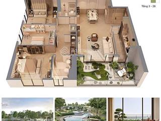 Căn góc 3 ngủ, hướng đông nam mát mẻ view nội khu xanh tại greenera southmark.  0932 310 ***