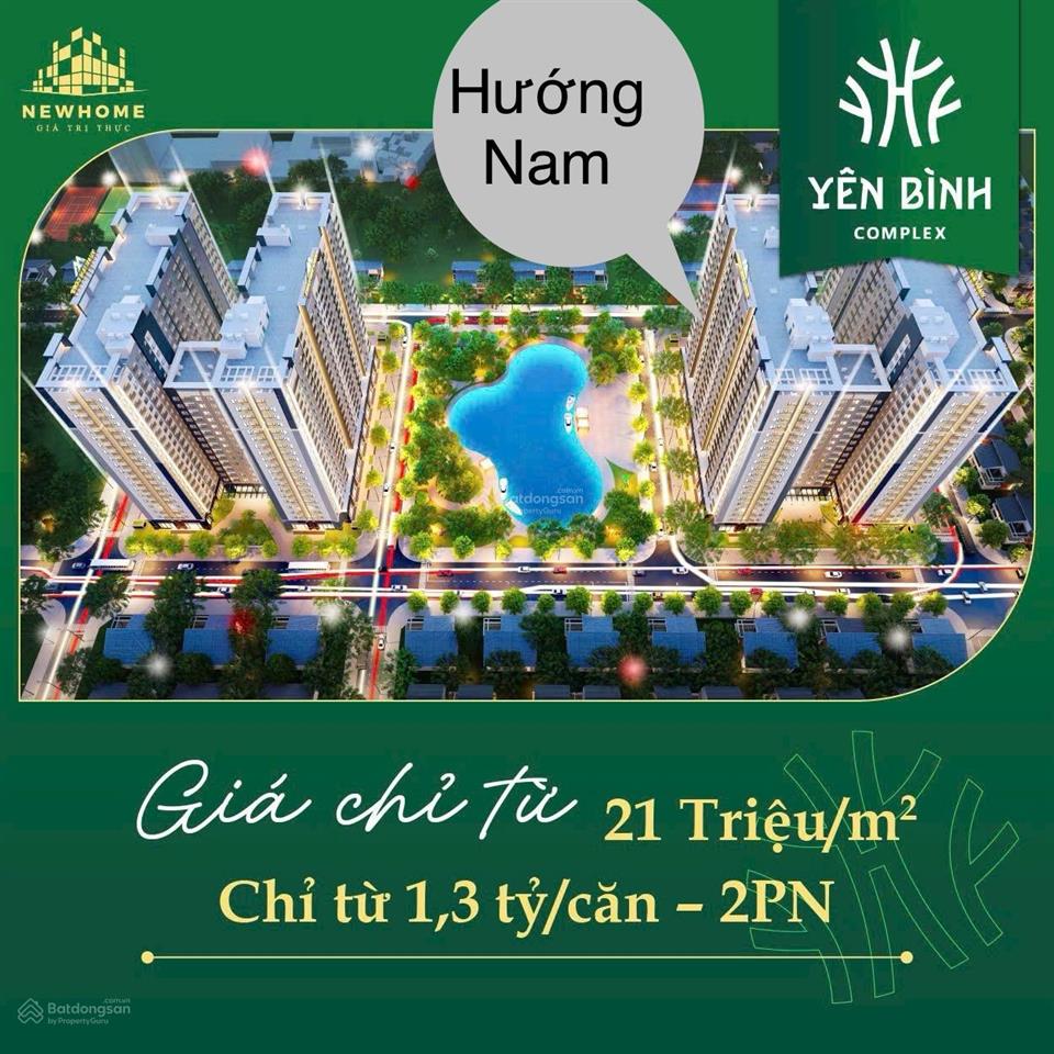 Bán xuất ngoại giao căn góc 73m2 hường đông nam tầng 11 chung cư yên bình conplex phổ yên