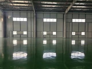 Cho thuê nhà xưởng kcn thuận thành, dt 13200m2 độc lập làm chế xuất, đã có sẵn sàn epoxy
