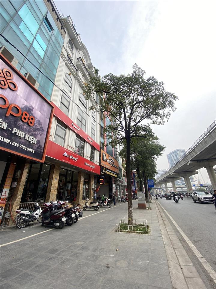 Bán nhà mp hồ tùng mậu, dt 65m2 x 7 tầng thang máy chốt 28 tỷ, vỉa hè mp kd ngon và 1 mặt ngõ ô tô