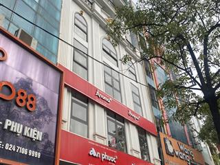 Bán gấp nhà mp hồ tùng mậu, dt 54m2 x 5 tầng giá 22.9 tỷ, vỉa hè mặt phố lớn, kd vp đa ngành nghề