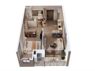 Bán căn 47m2 masteri trinity square giá cực tốt thời điểm này, thanh toán linh hoạt  0975 676 ***