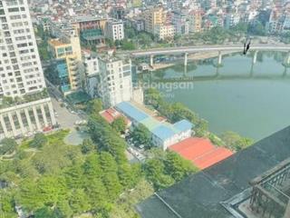 Bán căn duplex thông tầng view hồ hoàng cầu, hướng nam mát mẻ.  0949 472 ***