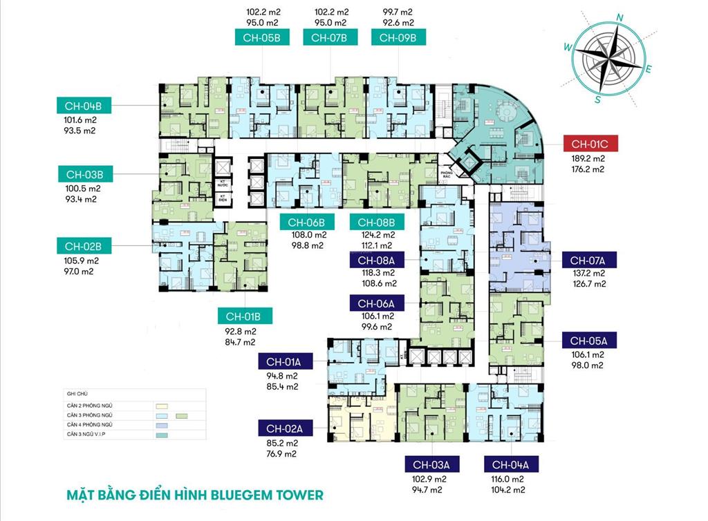 Bán suất ngoại giao bluegem tower thanh trì