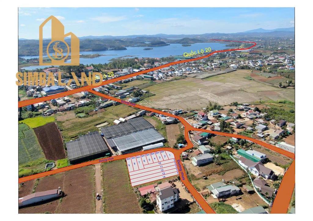 Chỉ 950tr có ngay lô đất cách ql20 tầm 500m. tại phú hội, đức trọng.