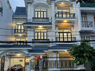 Biệt thự bề thế mtkd đường 20m khu bình phú  12x19m 4 tầng có thang máy  sát mt bình phú, metro