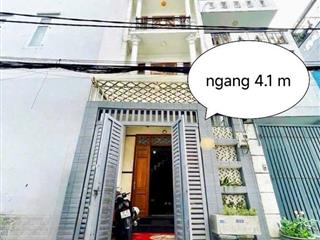 Quận 12 - nhà đẹp 4 tầng nội thất cao cấp - vị trí đỉnh giáp Gò Vấp - cách mặt tiền 1 căn khu dân trí - sổ đẹp vuông vức