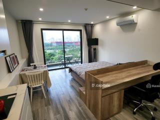 Rẻ nhất xóm, cho thuê studio full đồ giá 12,5tr/tháng tại d'capitale full đồ