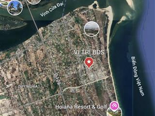 Bán tdc duy hải 2 cách biển 100m khu vực cao ráo,dân cư đông đúc giá chỉ 15tr/m  0901 295 ***