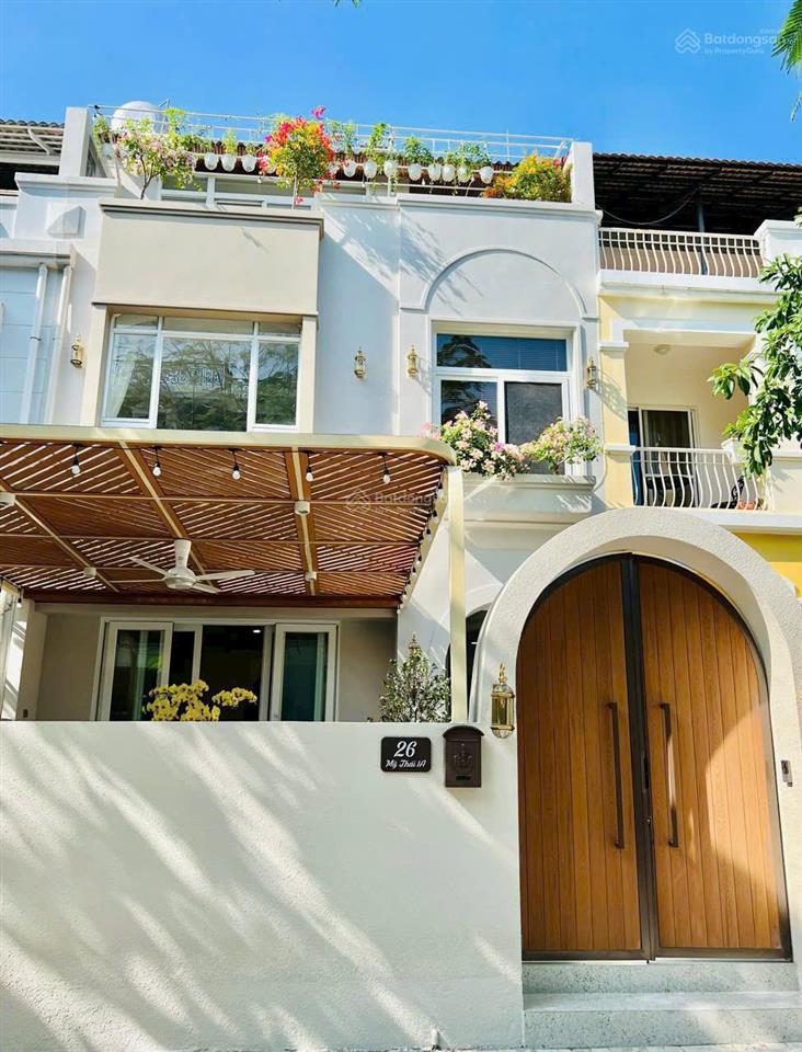 Bán biệt thự liền kề 2 mặt tiền trước sau mỹ thái  pmh nhà đẹp full nội thất cao cấp bán 39,5 tỷ