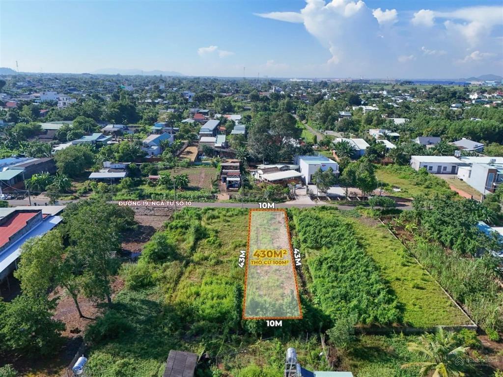 Bán đất tại đường 19, nghĩa thành, châu đức, bà rịa vũng tàu, giá siêu hời 2,3 tỷ, 426,3 m2