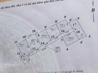 Chính chủ bán đất ngõ 347 cổ nhuế, 37/42m2 mặt tiền 5m giá nhỉnh 6 tỷ