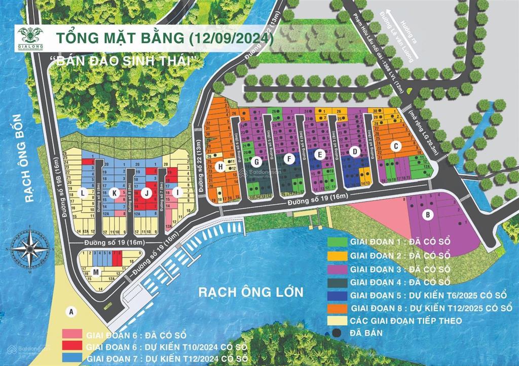 Đất nền gia long riverside nhà bè giá rẻ