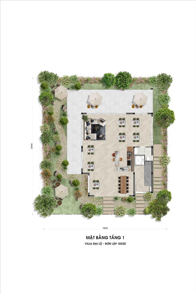 Chỉ 5 tỷ sở hữu biệt thự rừng 1 trệt 1 lầu tại retreat forest  khu đô thị rừng đầu tiên việt nam