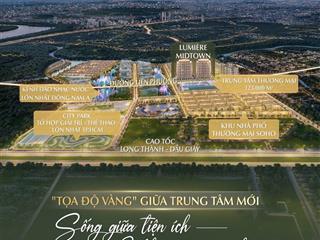 Bán lại căn hộ hạng sang lumiere midtown  kđt the global city, giá từ 150tr/m2, hỗ trợ vay ưu đãi