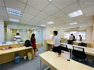 Cần cho thuê gấp văn phòng 75m2, giá 10 triệu tại phố trần thái tông, cầu giấy, chia sẵn phòng