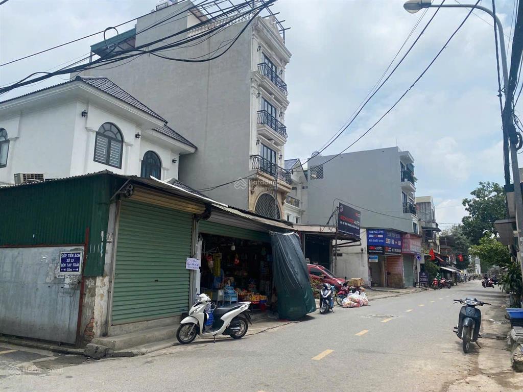 Bán 125m2 đất mặt ngõ 80 phố hoa lâm đường 3 ô tô tránh vỉa hè, 2 mặt đường kinh doanh giá tốt