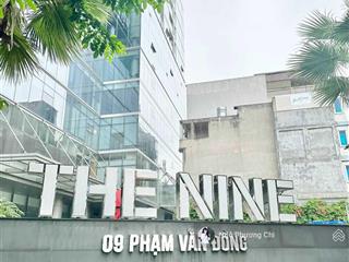 Ban quản lý trực tiếp cho thuê văn phòng tòa the nine số 9 phạm văn đồng, dt 100,300,500,1000(m2)