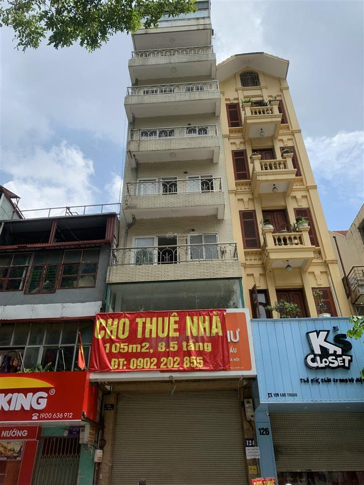 Cho thuê văn phòng 50m2 số 124 lạc trung, hai bà trưng, hà nội
