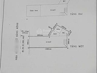 Ngay mặt đường hàng kênh bán nhà 2 tầng 65m2 giá chỉ 9,9 tỷ pháp lý đầy đủ