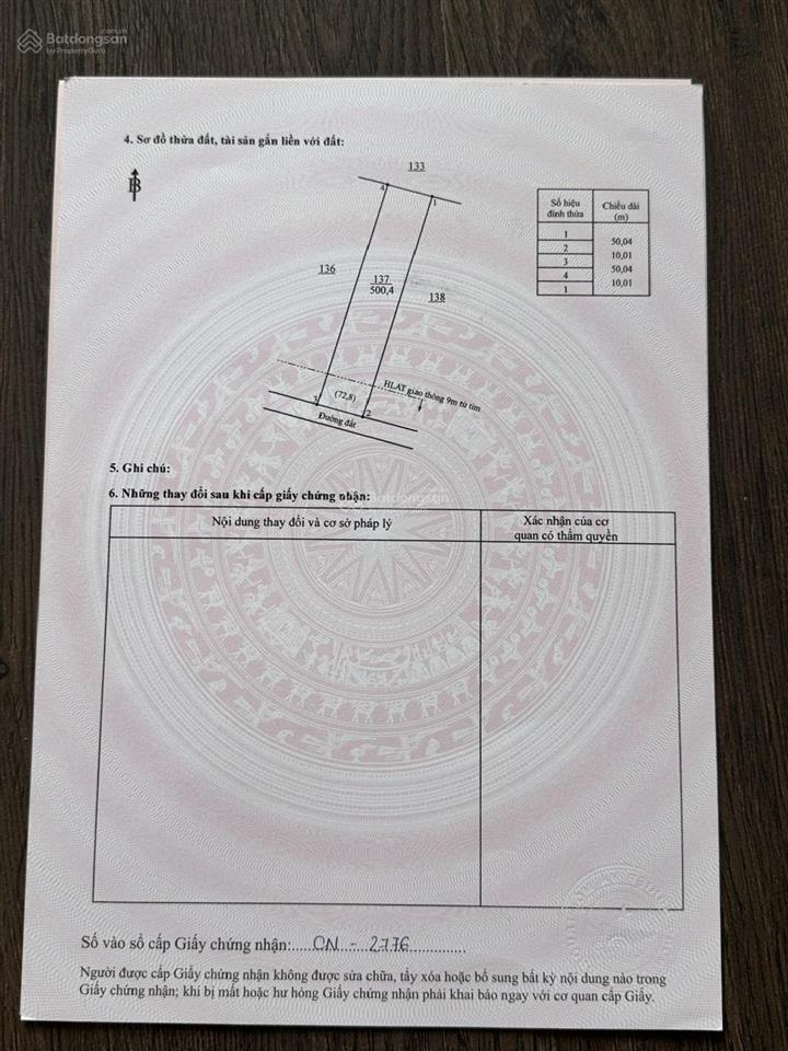 Đất chính chủ cần bán 500m2 giá 750 triệu sổ sẵn mua bán nhanh gọn  đất phường tân khai đồng nai