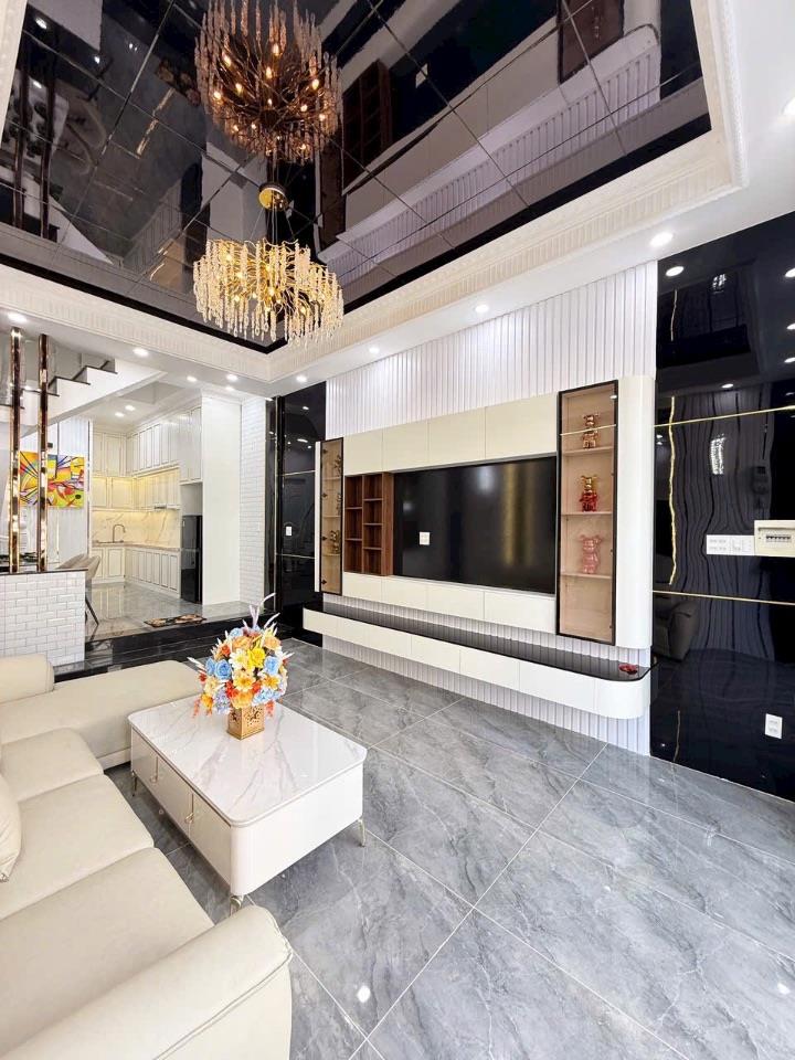 Bán nhà 1T3L đúc, FULL NỘI THẤT - MẶT TIỀN. Vừa ở vừa KDoanh, VPCTy, Spa,…