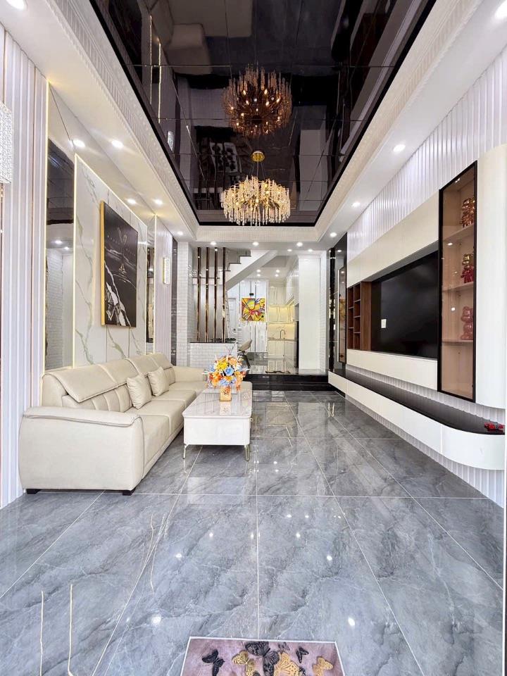 Bán nhà 1T3L đúc, FULL NỘI THẤT - MẶT TIỀN. Vừa ở vừa KDoanh, VPCTy, Spa,…