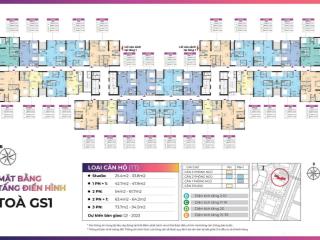 Bán gấp 2pn 2wc 64m2 toà gs1 giá 4,72 tỷ bao phí tại the miami  vinhomes smart city  0974 690 ***