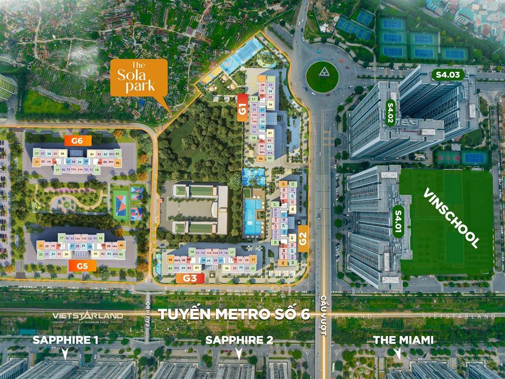 Bán gấp 1pn + 1wc 48m2 giá 3,46 tỷ bao phí (tt tiến độ) the sola park vinhomes smart city